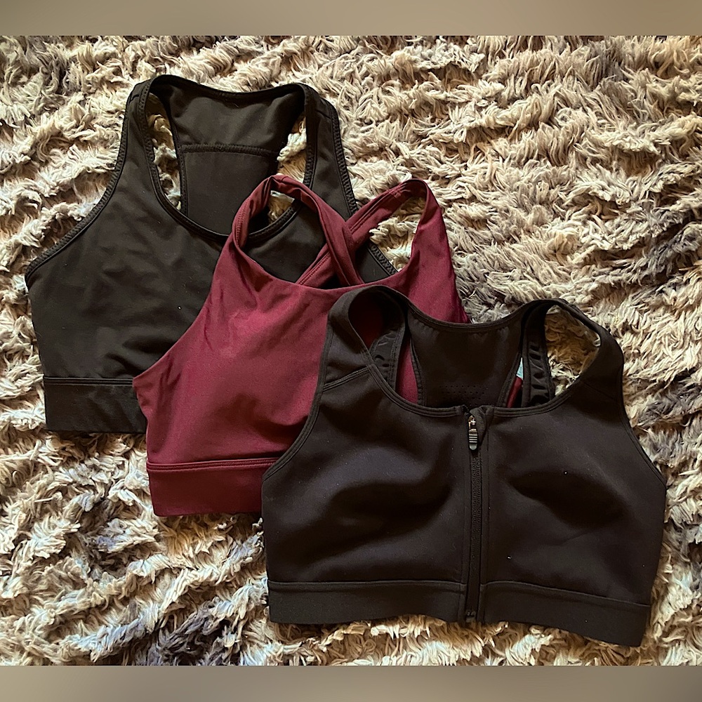 NWOT 3x Fabletics sports bra bundle